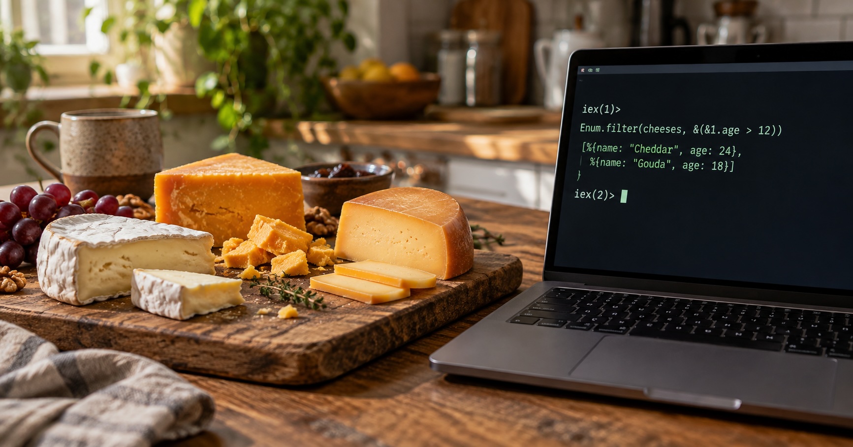 A working reference for Elixir basics: pattern matching, data types, functions, and BEAM idioms, built while exploring the language.